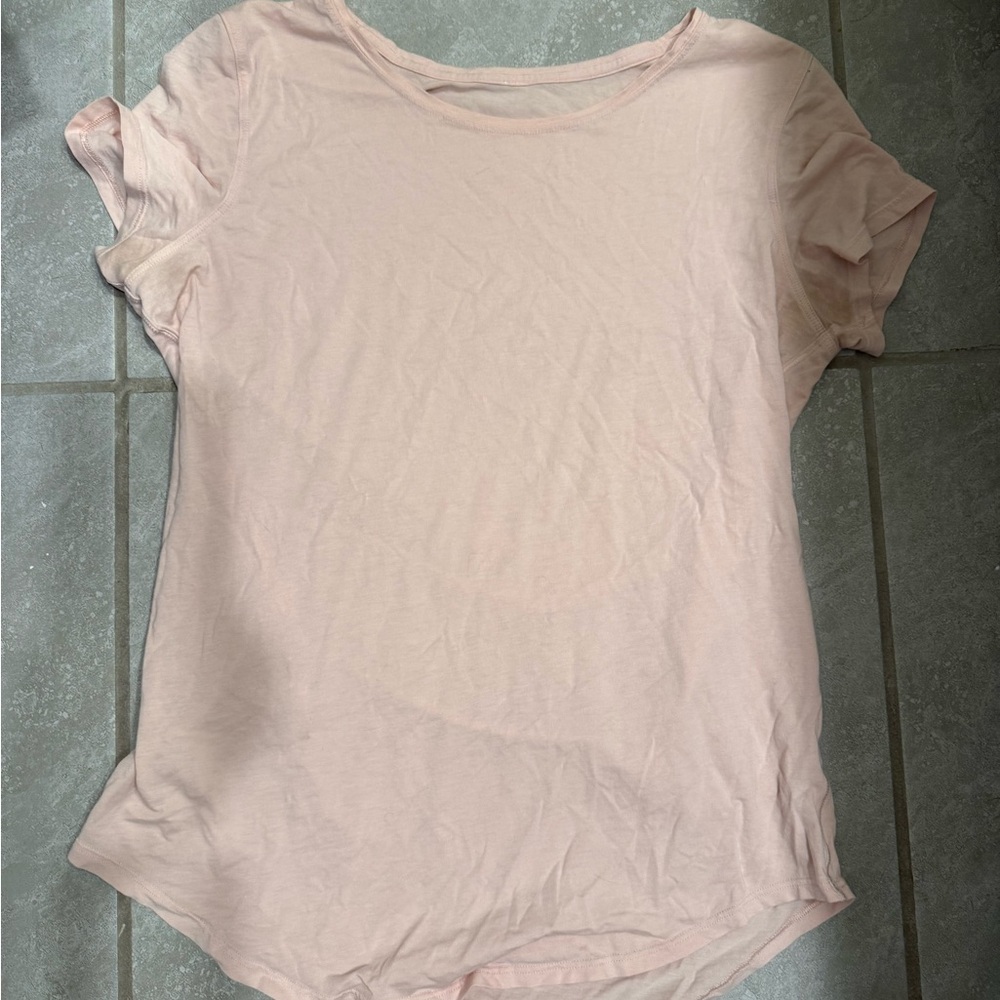 Lululemon Light Pink Women's Crew Neck T-Shirt